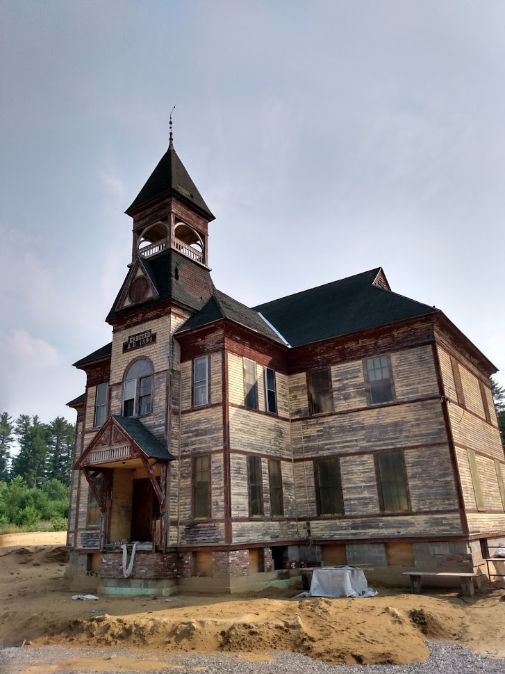 Gale School before restoration